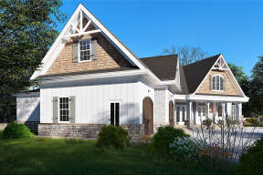 Craftsman House Plan #699-00255 Elevation Photo