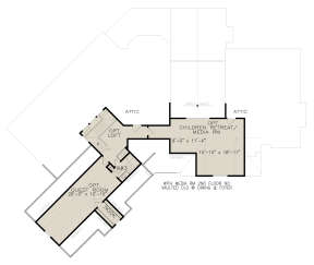 Optional Second Floor for House Plan #699-00255