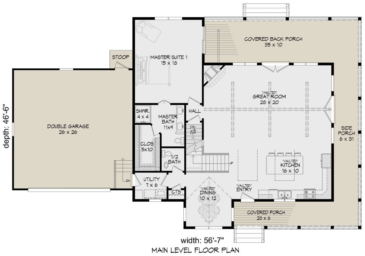Main Floor for House Plan #940-00191