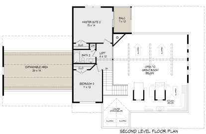 Second Floor for House Plan #940-00191