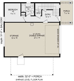 First Floor for House Plan #940-00192