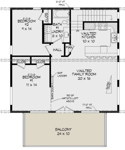 Main Floor for House Plan #940-00192