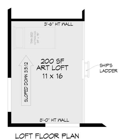 Loft for House Plan #940-00192
