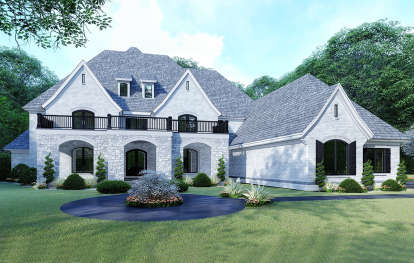 European House Plan #8318-00132 Elevation Photo