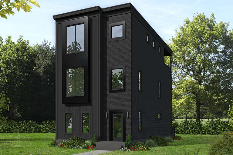 Modern  House Plan #940-00194 Elevation Photo
