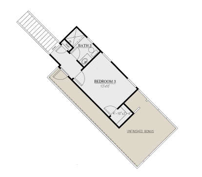 Second Floor for House Plan #286-00099