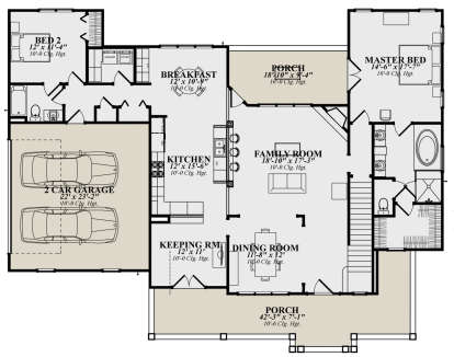 House Plan House Plan #23906 Drawing 1