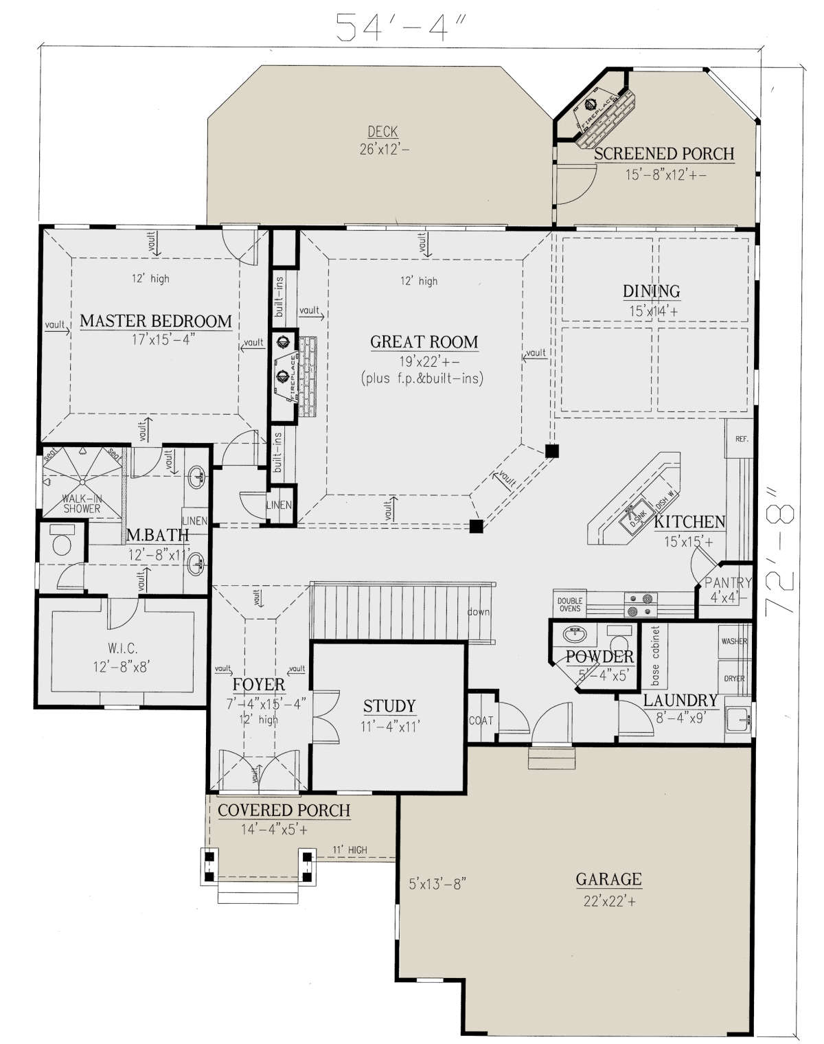 Main Floor for House Plan #286-00100