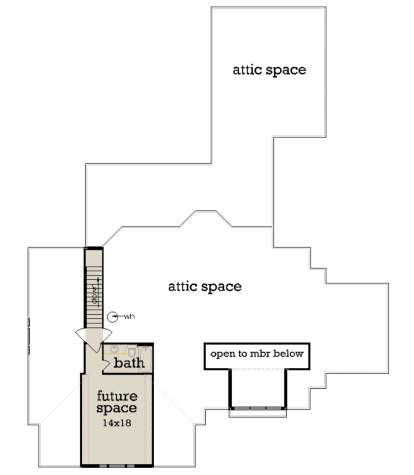 Bonus Room for House Plan #048-00270
