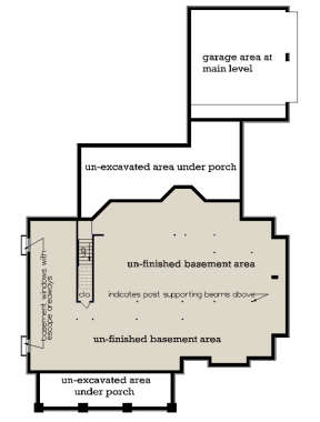 Basement for House Plan #048-00270