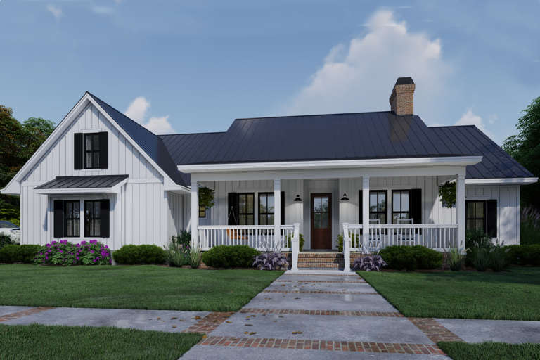 House Plan House Plan #23909 Front Elevation 