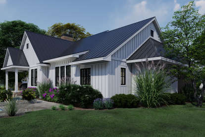 Modern Farmhouse House Plan #9401-00105 Elevation Photo