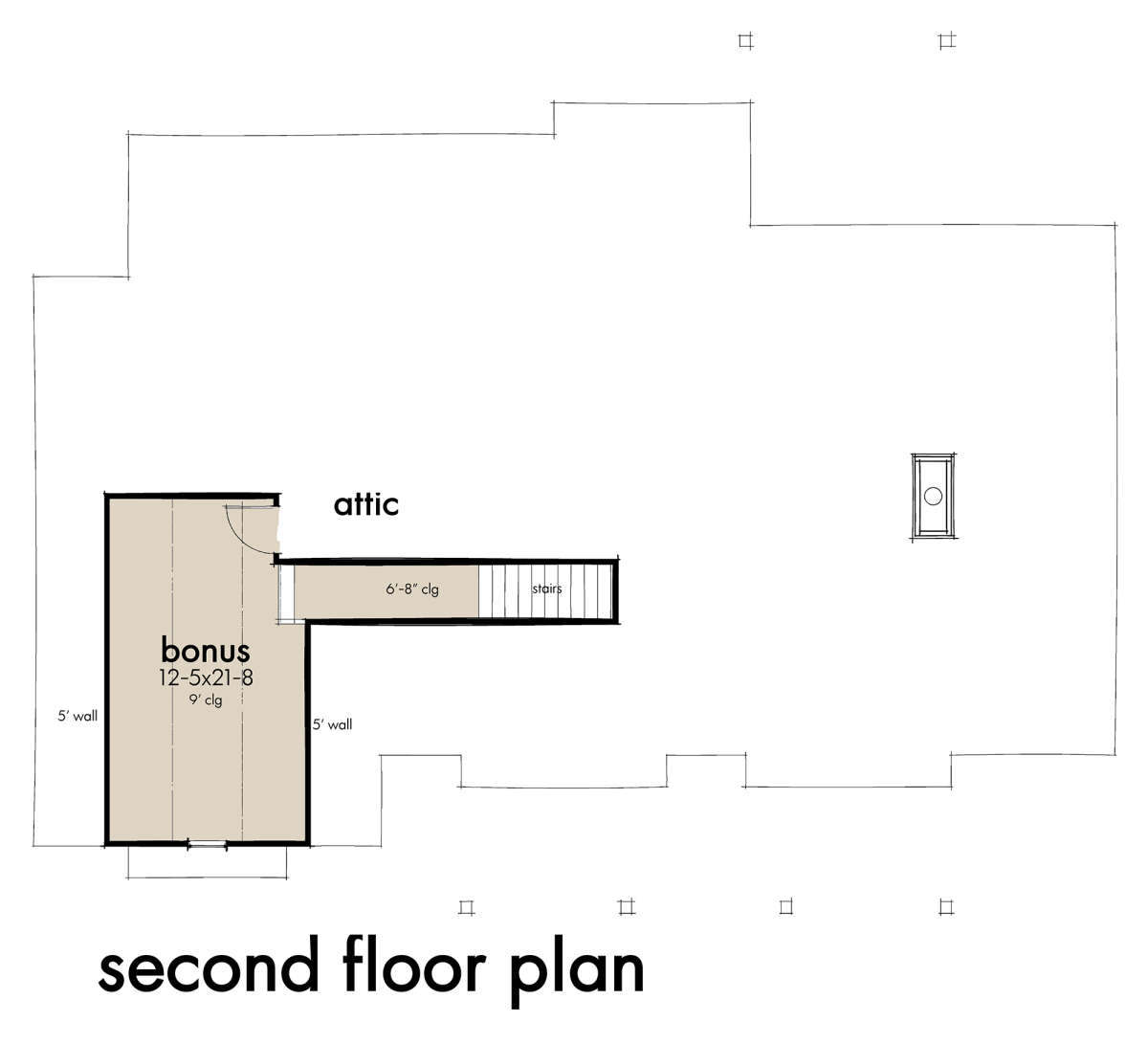 Bonus Room for House Plan #9401-00105