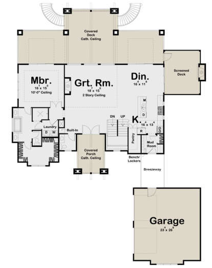 Main Floor for House Plan #963-00352