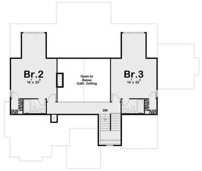 Second Floor for House Plan #963-00352