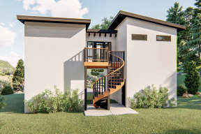 Modern  House Plan #963-00353 Elevation Photo