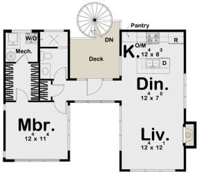 Main Floor for House Plan #963-00353