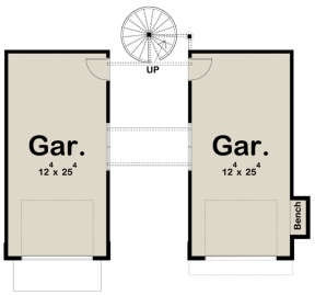 Garage Floor for House Plan #963-00353