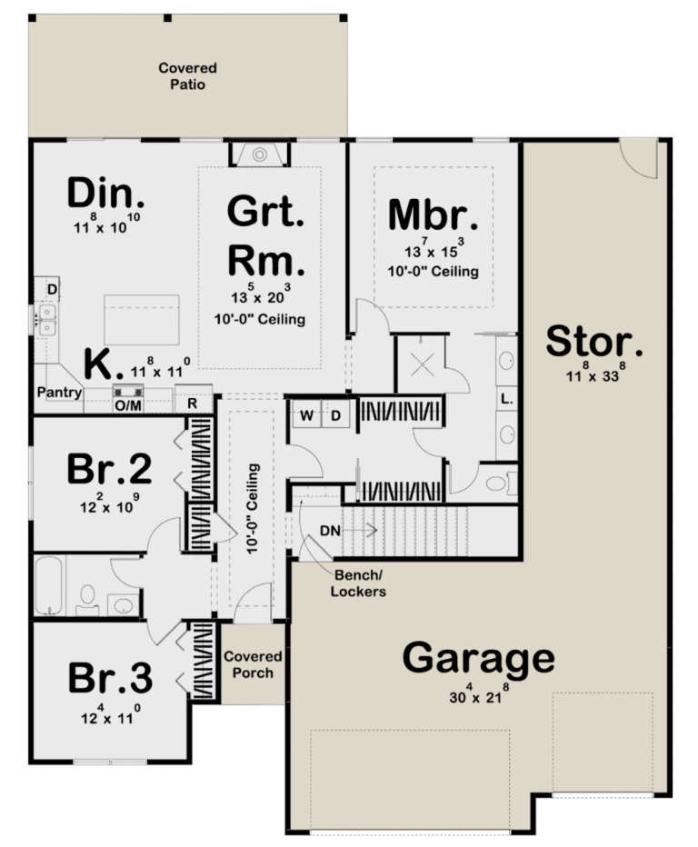 House Plan House Plan #23917 Drawing 1