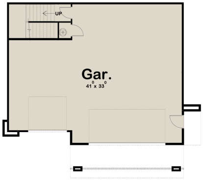 Garage Floor for House Plan #963-00357