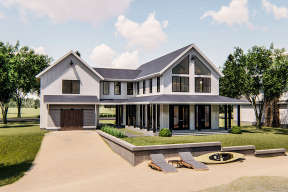 Modern Farmhouse House Plan #963-00359 Elevation Photo