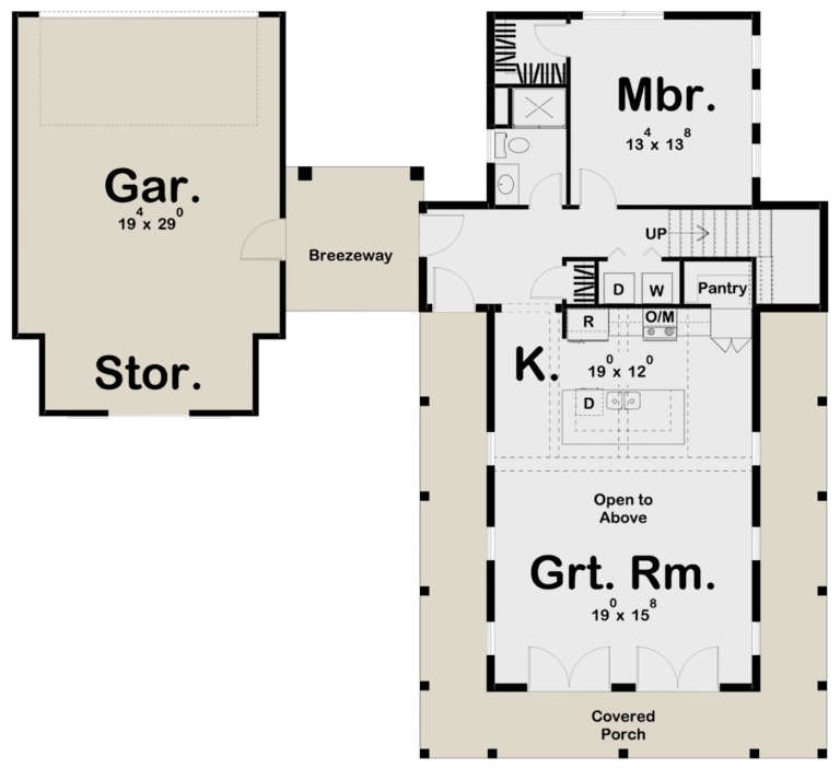 House Plan House Plan #23920 Drawing 1