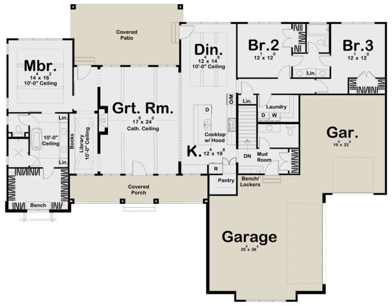 House Plan House Plan #23922 Drawing 1
