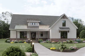 Modern Farmhouse House Plan #009-00289 Elevation Photo