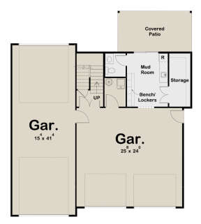 Garage Floor for House Plan #963-00362