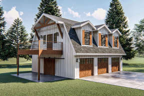 Barn House Plan #963-00363 Elevation Photo