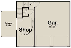 Garage Floor for House Plan #963-00363