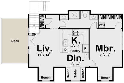 Second Floor for House Plan #963-00363