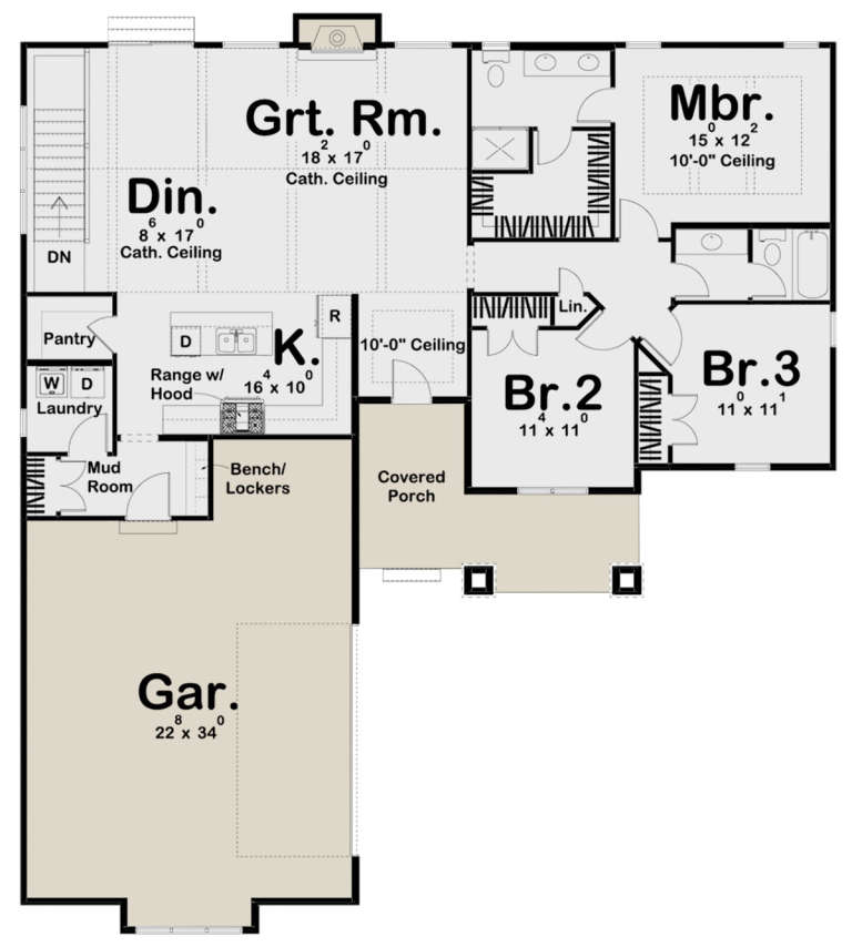 House Plan House Plan #23926 Drawing 1