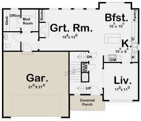 Main Floor for House Plan #963-00366