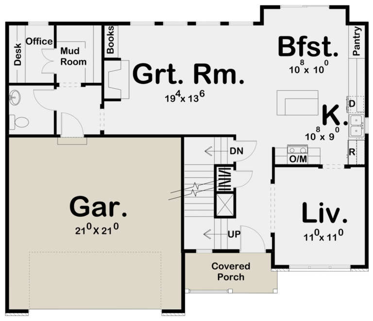 House Plan House Plan #23928 Drawing 1