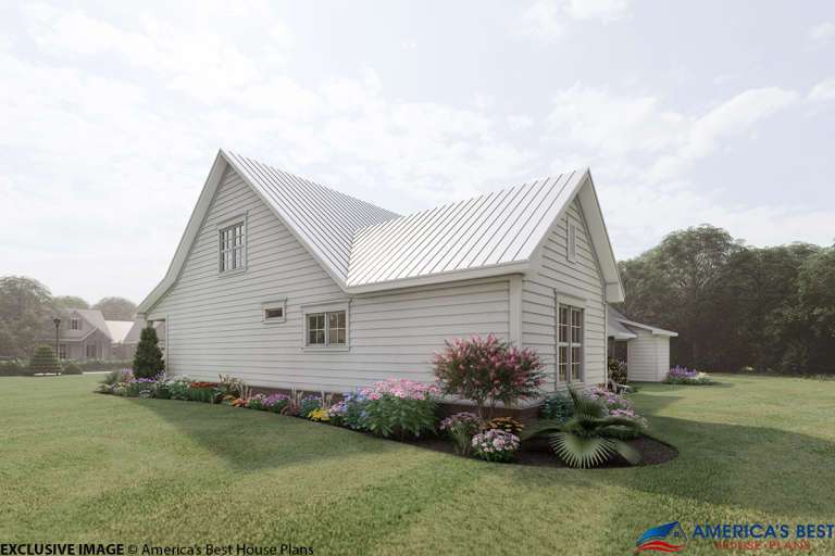 Farmhouse House Plan #041-00200 Elevation Photo