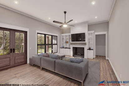 Modern Farmhouse House Plan #041-00201 Additional Photo