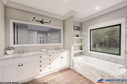 Modern Farmhouse House Plan #041-00201 Additional Photo