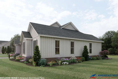 Modern Farmhouse House Plan #041-00202 Elevation Photo