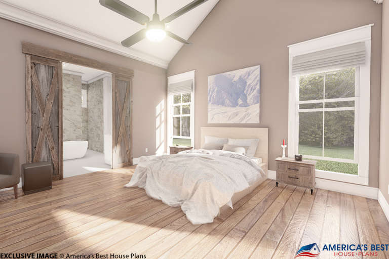 Modern Farmhouse House Plan #041-00202 Additional Photo