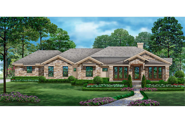 House Plan House Plan #23938 Front Elevation 