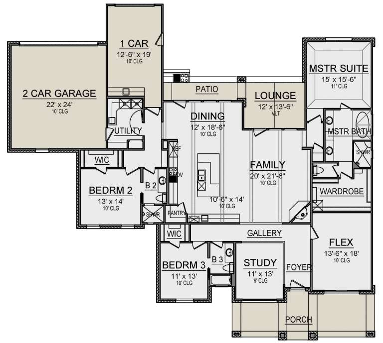 House Plan House Plan #23938 Drawing 1