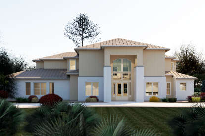 Luxury House Plan #881-00006 Elevation Photo