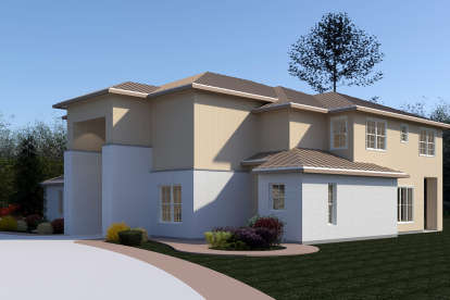 Luxury House Plan #881-00006 Elevation Photo