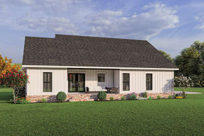 Modern Farmhouse House Plan #041-00203 Elevation Photo