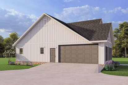 Modern Farmhouse House Plan #041-00203 Elevation Photo