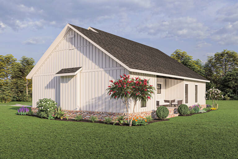 Modern Farmhouse House Plan #041-00203 Elevation Photo