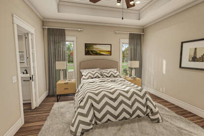 Modern Farmhouse House Plan #041-00203 Additional Photo