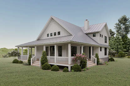 Farmhouse House Plan #940-00195 Elevation Photo