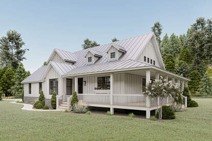 Farmhouse House Plan #940-00195 Elevation Photo